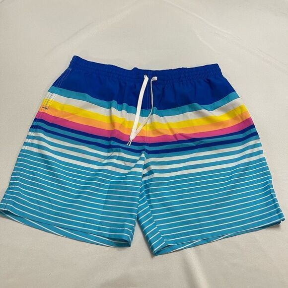 NWOT Chubbies Stripe Swim Trunks Shorts Size XXL New - Picture 1 of 11